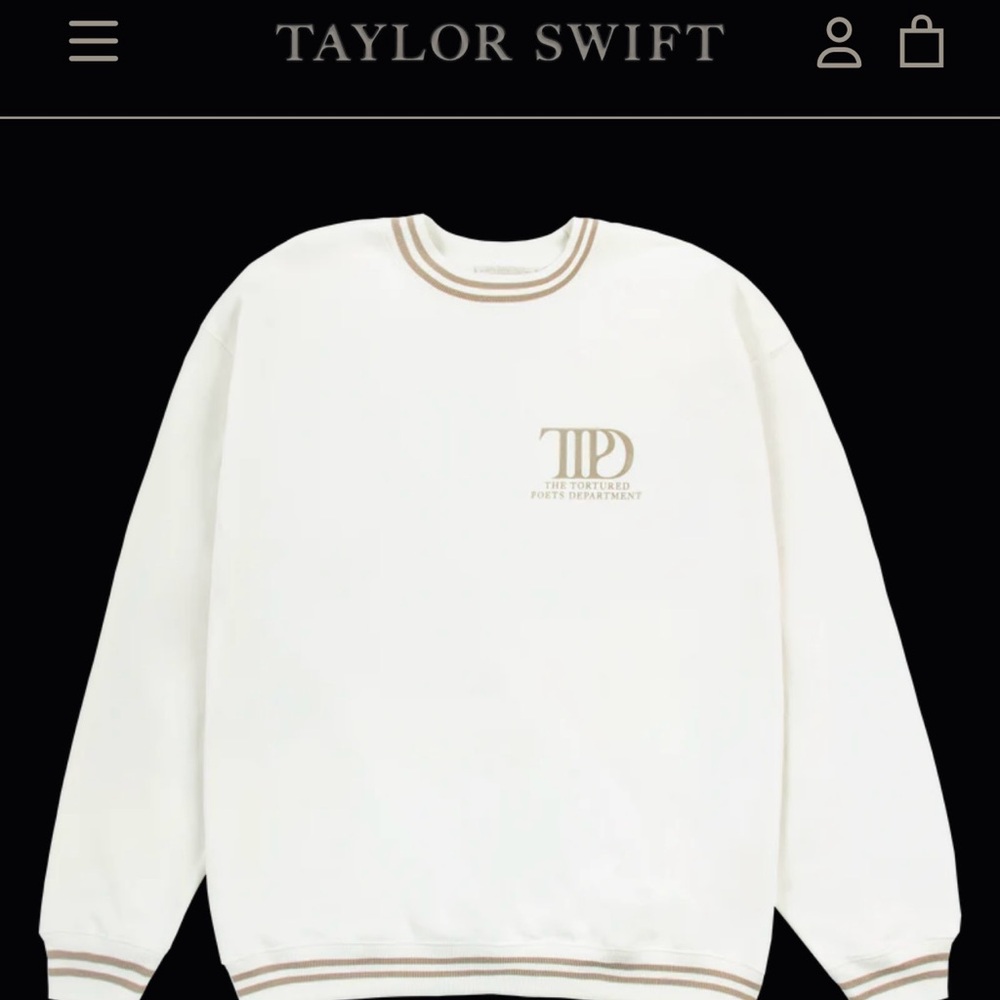 TTPD Crewneck Sweater: Taylor Swift The Tortured Poets Department Crewneck